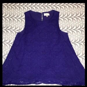 Max Studio Sleeveless Lace Top